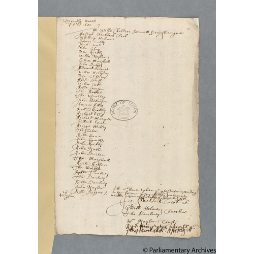 Protestation Return: Nottinghamshire: Bassetlaw Wapentake ? Saundby