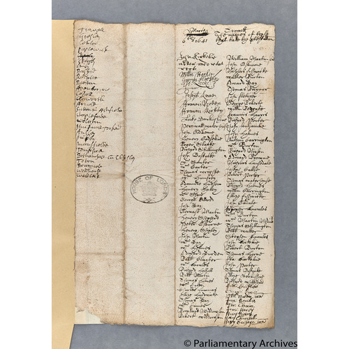 Protestation Return: Nottinghamshire: Broxtowe Hundred ? Trowell