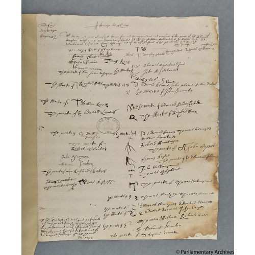 Protestation Return: Sussex: Bramber Rape: Brightford Hundred: Clapham