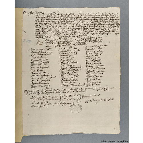Protestation Return: Sussex: Chichester Rape: Box And Stockbridge Hundred: All Saints within the city