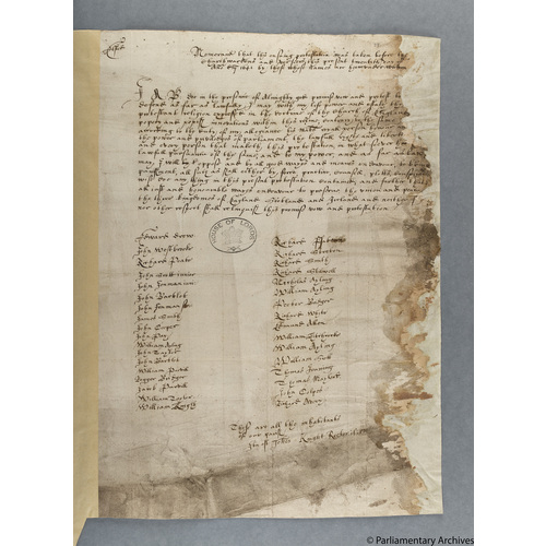 Protestation Return: Sussex: Chichester Rape: Dumpford Hundred: Elstead