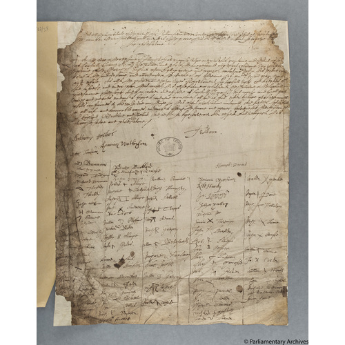 Protestation Return: Sussex: Chichester Rape: Dumpford Hundred: Trotton