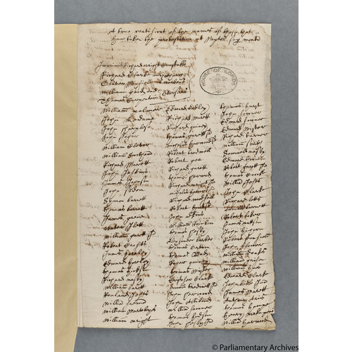 Protestation Return: Warwick: Knightlow Hundred: Napton: on: the: Hill
