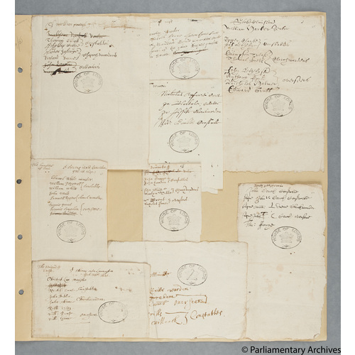 Protestation Return ? Cornwall ? mixed sheet containing returns for St Mellion, St Stephen's Launceston, St Thomas Launceston, Southill, St Dominick, Trewen, Northill, Stoke Climsland and South Petherwin