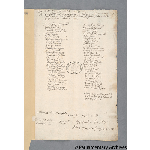 Protestation Return: Devon: Black Torrington, Hartland, Shebbear, And Winkleigh Hundreds: Cookbury