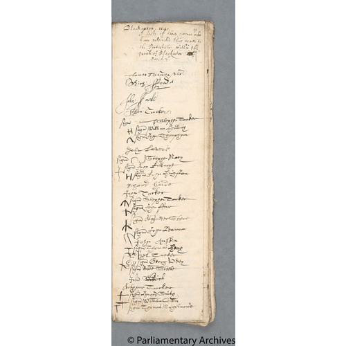 Protestation Return: Devon: Coleridge (North Division) Hundred ? Blackawton