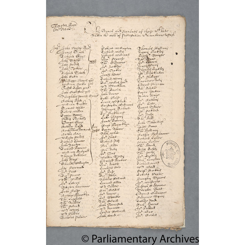 Protestation Return: Devon: Fremington Hundred: Great Torrington