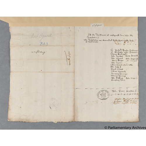 Protestation Return: Devon: Wondford (Part Only) Hundred ? West Ogwell