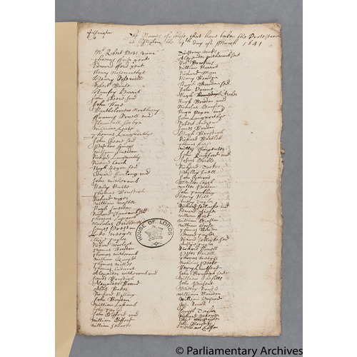 Protestation Return: Devon: Treignbridge Hundred: Ilsington
