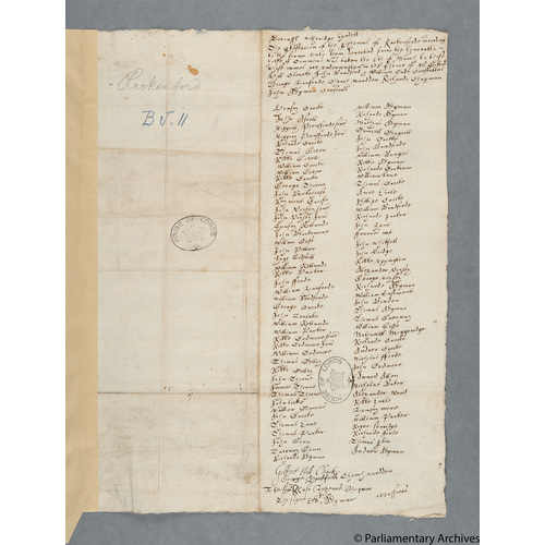 Protestation Return: Devon: Witheridge Hundred ? Rackenford