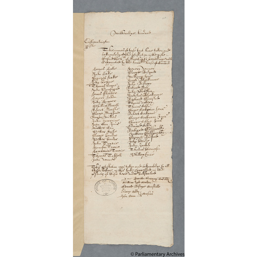 Protestation Return: Devon: Witheridge Hundred ? East Worlington and West Worlington