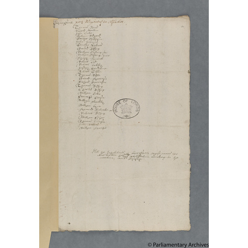 Protestation Return: Lincoln: Aslacoe Wapentake: Harpswell