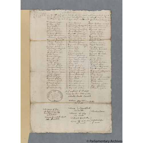 Protestation Return: Lincoln: Winnibriggs And Threo Wapentakes: Barrowby