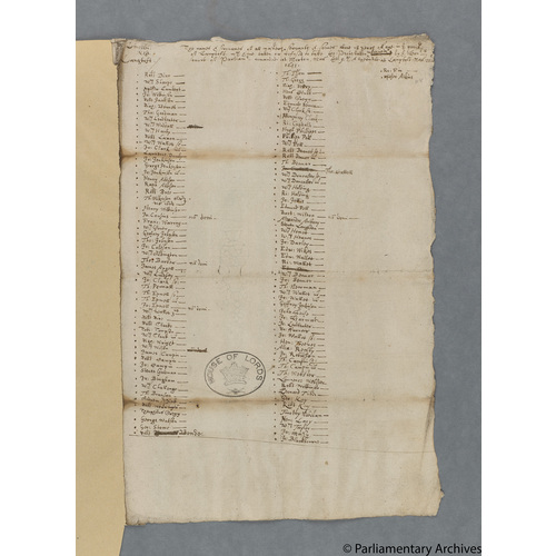 Protestation Return: Lincoln: Ness Wapentake: Langtoft