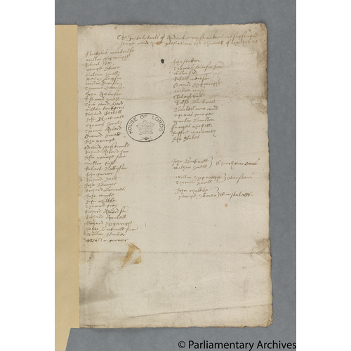 Protestation Return: Lincoln: Lindsey, Parts Of: Calceworth Hundred ? Anderby