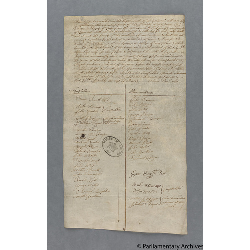 Protestation Return: Lincoln: Lindsey, Parts Of: Lawress Wapentake: Aistropp cum Thorpe [Aisthorpe]