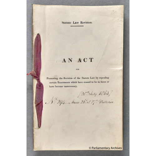 Public General Act 26 and 27 Victoria I c 125