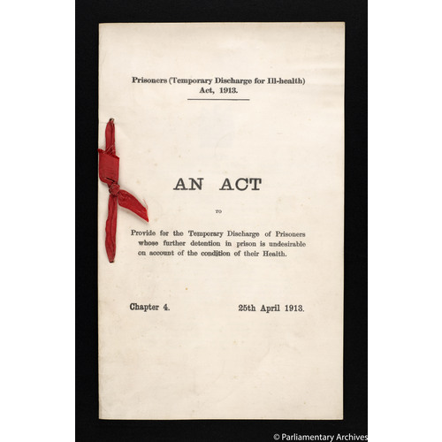 Prisoners (Temporary Discharge for Ill-Health) Act, c. 4