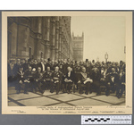 Thumbnail image for "L'entente" (Entente Cordiale) party of distinguished French visitors to the Houses of Parliament
