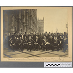 Thumbnail image for "L'entente" (Entente Cordiale) party of distinguished French visitors to the Houses of Parliament