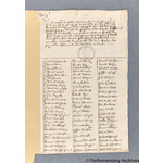 Thumbnail image for Protestation Return: Nottinghamshire: Broxtowe Hundred ? Mansfield