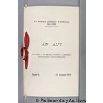 Thumbnail image for His Majesty's Declaration of Abdication Act, c. 3