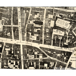 Thumbnail image for 17th Century map of part of London, showing Cheapside; Ironmonger Lane; Grocer's Hall; St Mildred, Poultry; Merchant Taylor's Hall; Threadneedle Street.